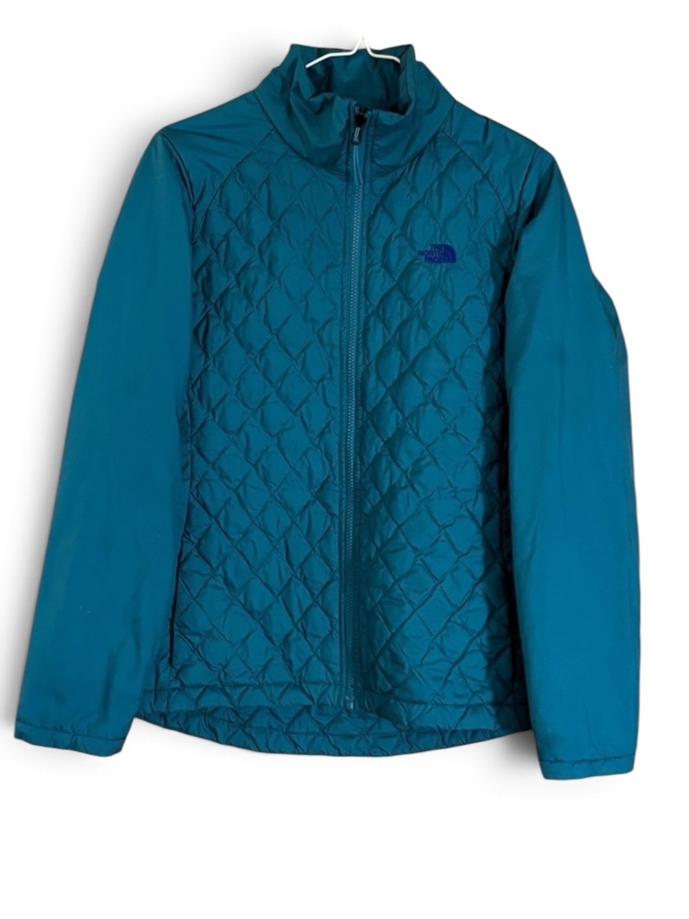 The North Face Thermoball Teal Insulated Puffer Quilted Jacket